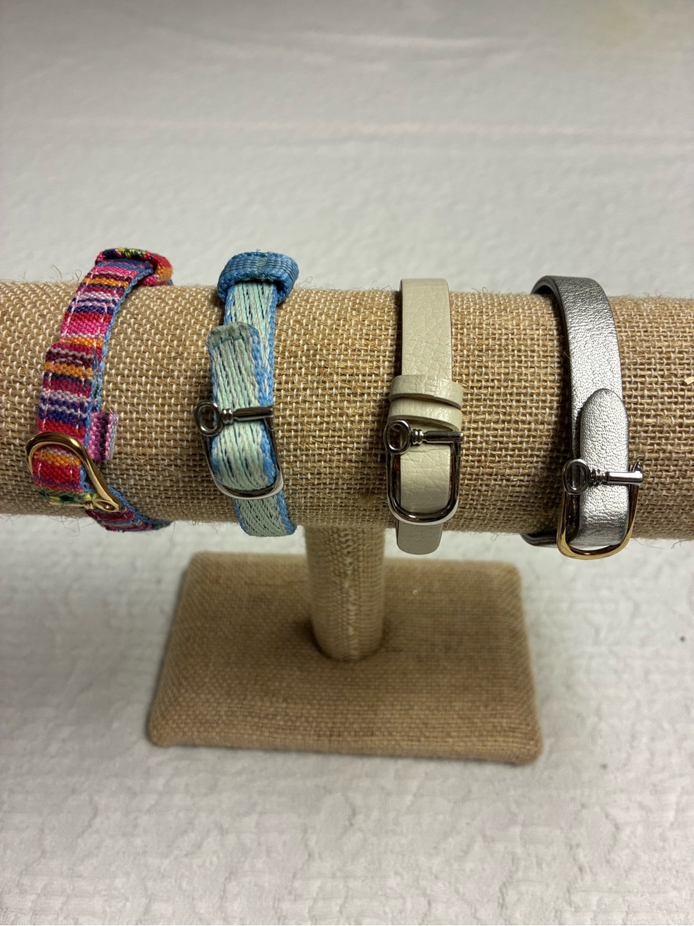 KEEP Collective Multicolor, Blue, Cream & Silver Bracelet Set